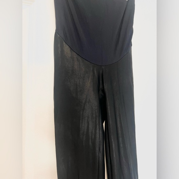 SPANX Mama Maternity Faux Leather Leggings Very Black - Picture 6 of 9